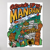 Poster "Growing up in Mandan" (Vorne)