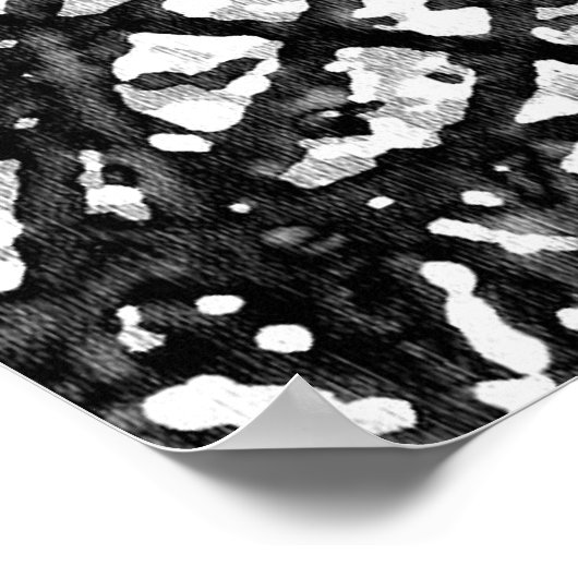 Poster Grunge Kunst Abstrakt (Ecke)