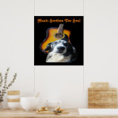 Poster Guitar Dog (Küche)