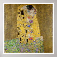 POSTER : GUSTAV KLIMT : DIE KISS
