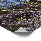 Poster Gut Garten voller hellerer Farben wünschen (Ecke)