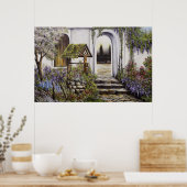 Poster Gut Garten voller hellerer Farben wünschen (Küche)