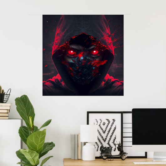 Poster Hacker (Heimbüro)