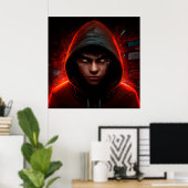 Poster Hacker (Heimbüro)