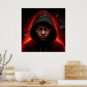 Poster Hacker (Küche)