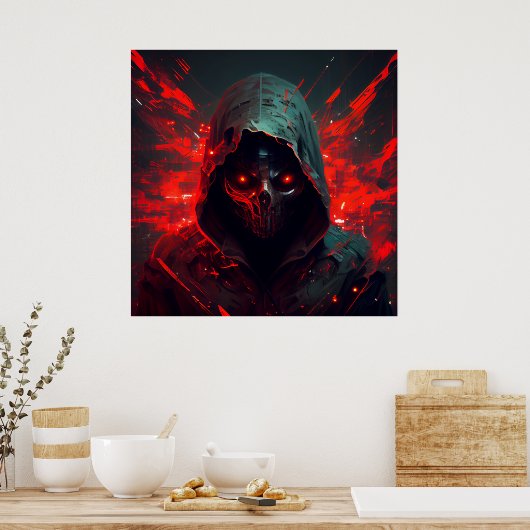 Poster Hacker (Küche)