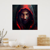 Poster Hacker (Küche)