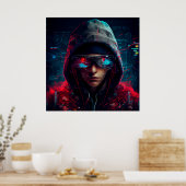 Poster Hacker (Küche)