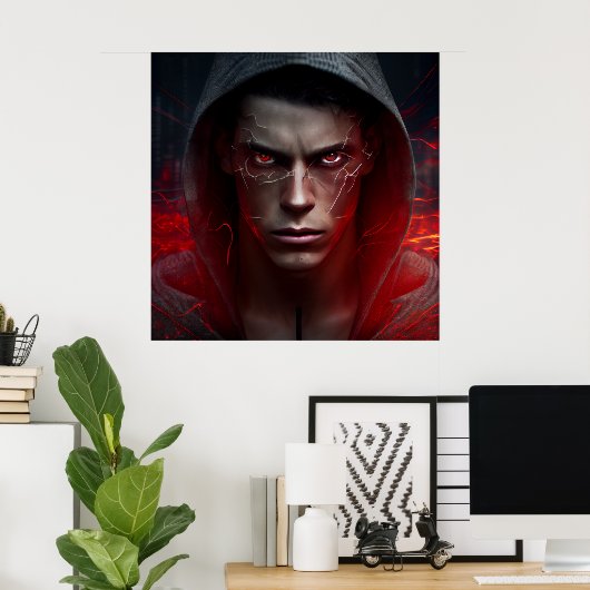 Poster Hacker (Heimbüro)