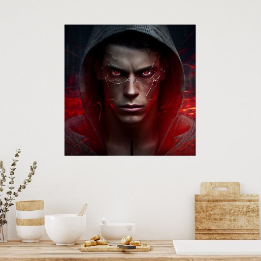 Poster Hacker (Küche)