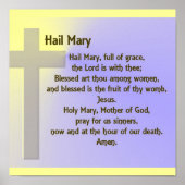 Poster-Hail Mary Gebet Poster (Vorne)