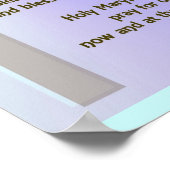 Poster-Hail Mary Gebet Poster (Ecke)