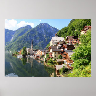 Poster Hallstatt, Österreich