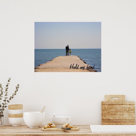 Poster "Halt die Hand" (Küche)