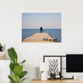 Poster "Halt die Hand" (Heimbüro)