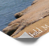 Poster "Halt die Hand" (Ecke)