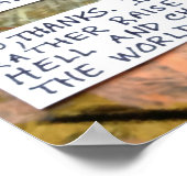 POSTER HALTEN CALM UND BEACHTEN? (Ecke)