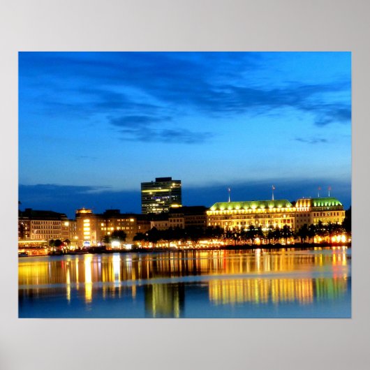 Poster Hamburg Harbour Hafen Deutschland Alster (Vorne)