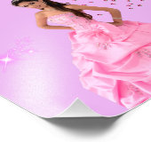 Póster happy birthday, quinceañera fotodruck (Ecke)