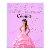 Póster happy birthday, quinceañera fotodruck (Vorne)