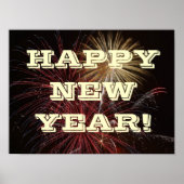 Poster Happy New Year (Vorne)