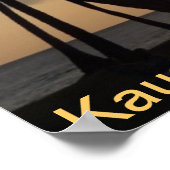 Poster - Hawaii Beach Sunset (Ecke)