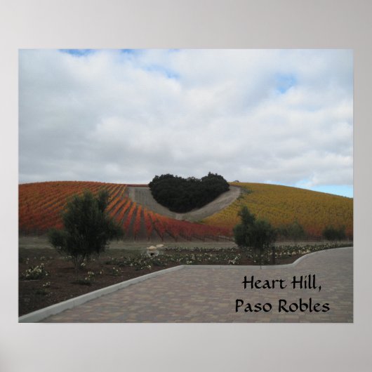 Poster: Heart Hill, Paso Robles, in Autumn Poster (Vorne)