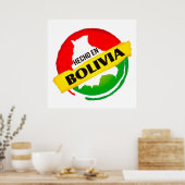 Poster Hecho en Bolivia (Küche)
