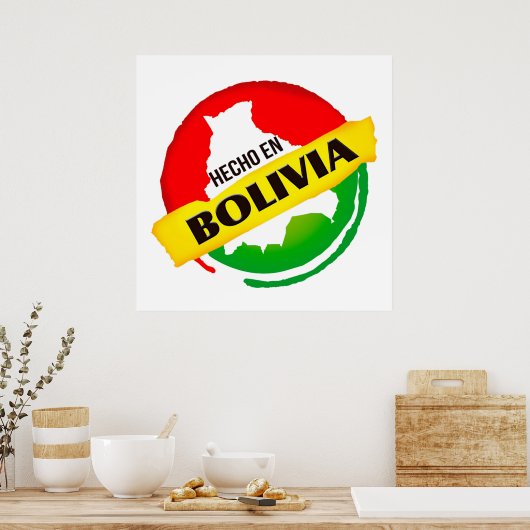 Poster hecho en Bolivia (Küche)