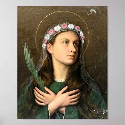 Poster Heilige Maria Goretti Heilige Maria Goretti (Vorne)