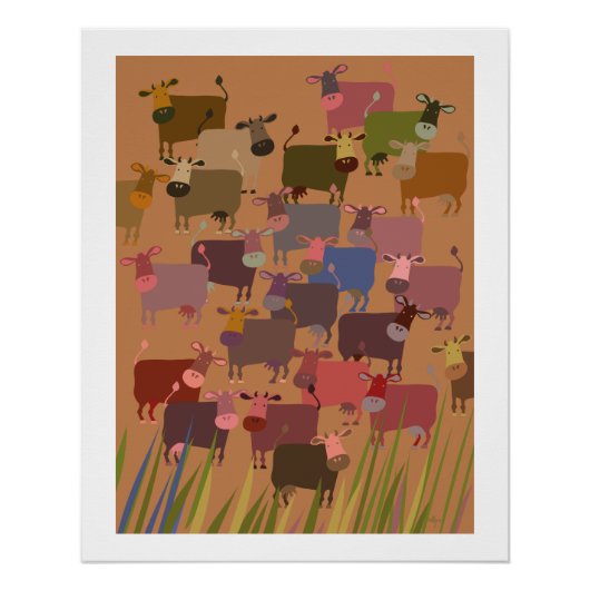 poster herd of cows (Vorderseite)