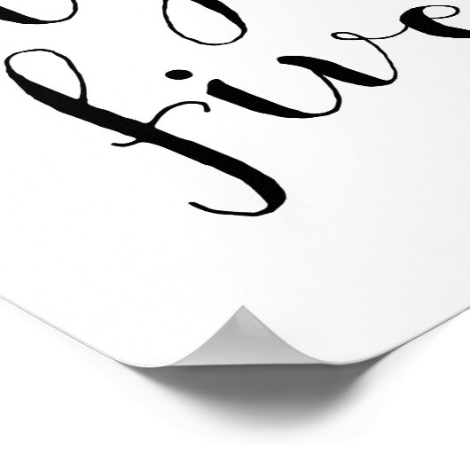 Poster High Five (Ecke)