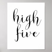 Poster High Five (Vorne)