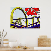 Poster "High Speed Thrills" (Küche)