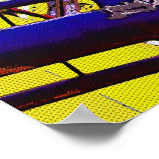 Poster "High Speed Thrills" (Ecke)