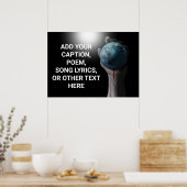 Poster-Hintergrundehandschuh Poster (Küche)