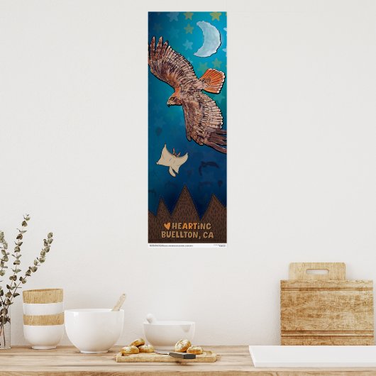 Poster - Hochfliegend (Küche)