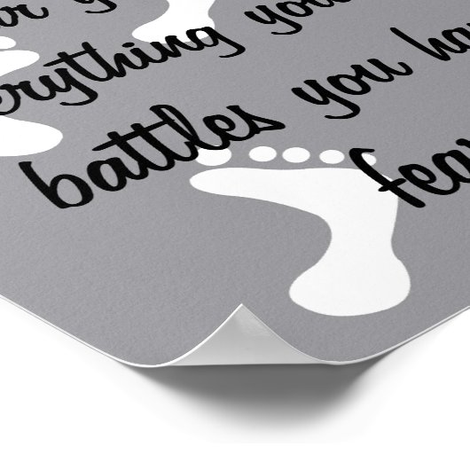 Poster hochheben ohne Angst Erinnerung (Ecke)