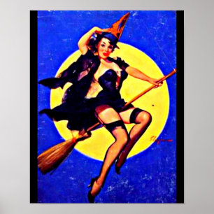 Poster-Holiday Art-Vintag Halloween 15 Poster