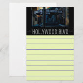 Poster Hollywood Blvd. Briefpapier (Vorne/Hinten)