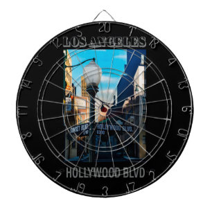 Poster Hollywood Blvd. Dartscheibe
