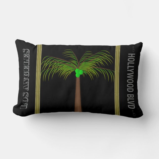 Poster Hollywood Blvd. Lumbar Pillow Lendenkissen (Vorderseite)
