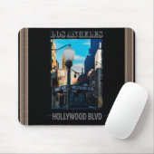Poster Hollywood Blvd. Maus Pad Mousepad (Mit Mouse)