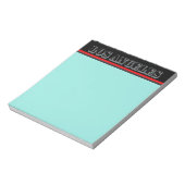 Poster Hollywood Blvd. Notepad Notizblock (Rotiert)