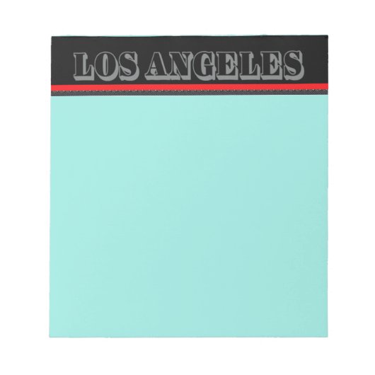 Poster Hollywood Blvd. Notepad Notizblock (Vorderseite)