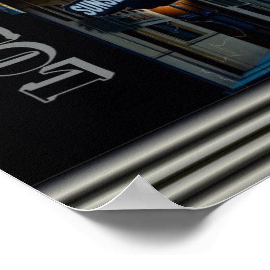 Poster Hollywood Blvd. Poster (Ecke)