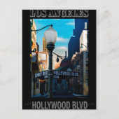 Poster Hollywood Blvd. Postkarte (Vorderseite)