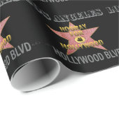 Poster Hollywood Blvd. Schleifpapier Geschenkpapier (Rolleneckpunkt)