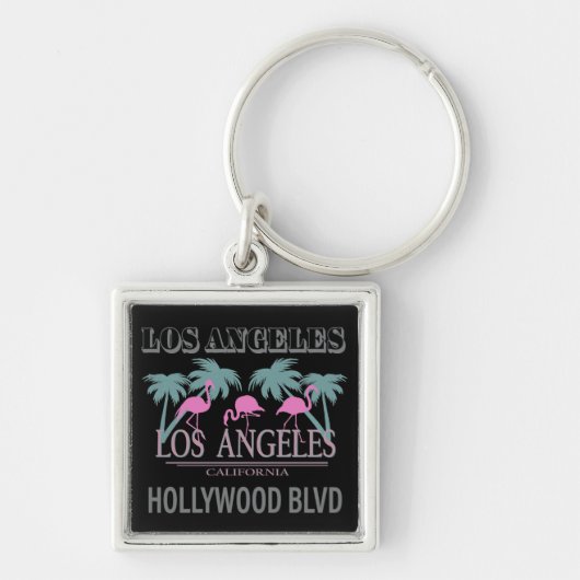 Poster Hollywood Blvd. Schlüsselanhänger (Vorne)