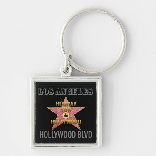 Poster Hollywood Blvd. Schlüsselanhänger (Vorne)